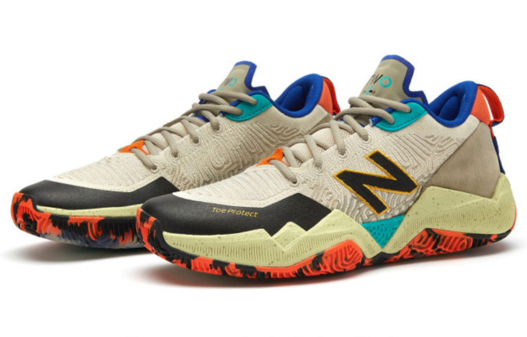 Lookbook New Balance NB 2WXY 1 Low 減震透氣耐磨 低筒 復古籃球鞋 男款 米橙