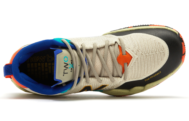 Shop New Balance NB 2WXY 1 Low 減震透氣耐磨 低筒 復古籃球鞋 男款 米橙