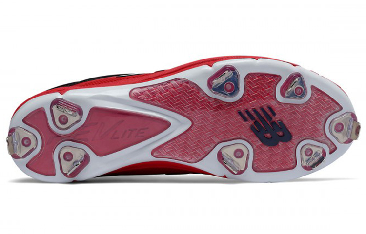 Shop New Balance 3000 v3 金屬 低筒防滑耐磨訓練鞋 黑紅色