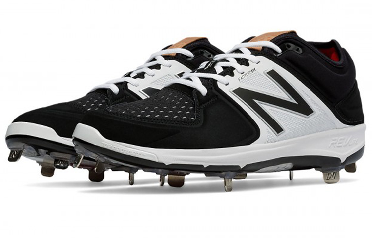 Lookbook New Balance 3000 v3 Metal 低筒防滑耐磨訓練鞋 黑白色