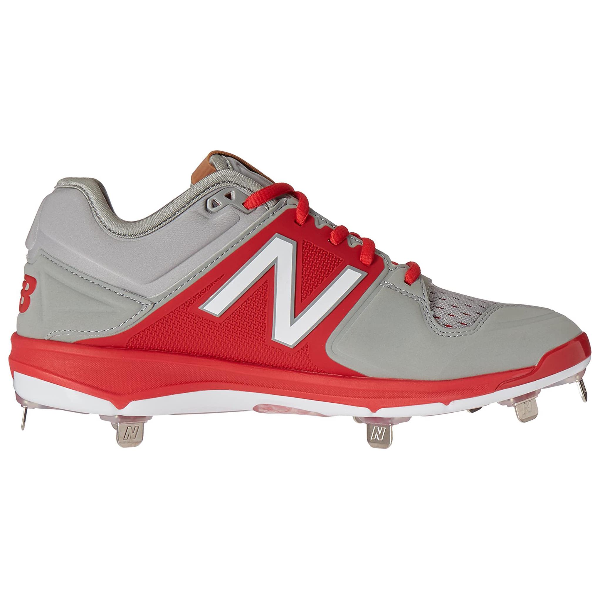 Order New Balance 3000 v3 Metal 低筒防滑耐磨訓練鞋 灰紅色