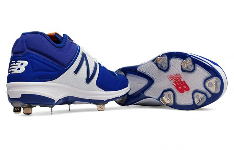 Shop New Balance 3000 v3 金屬 低筒防滑耐磨訓練鞋 白藍