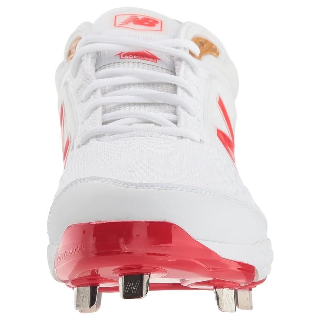 Shop New Balance 3000系列 v4 舒適耐磨訓練鞋 白紅