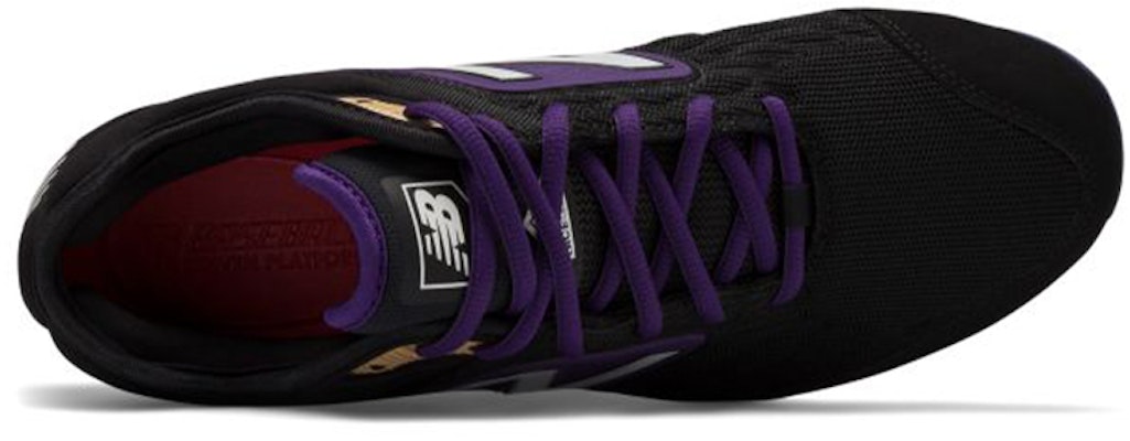 New Balance 低筒 3000 v4 金屬 防滑耐磨訓練鞋 黑紫色 Lookbook New Balance 低筒 3000 v4 金屬 防滑耐磨訓練鞋 黑紫色