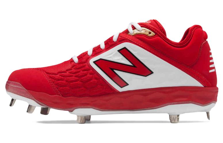 Buy New Balance 3000系列 v4 金屬款 舒適耐磨運動鞋 紅色