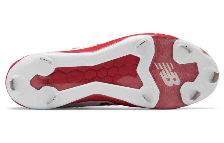 Shop New Balance 3000系列 v4 金屬款 舒適耐磨運動鞋 紅色