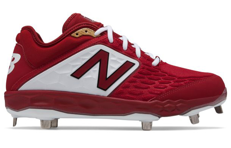 Order New Balance 低筒 3000 v4 金屬 防滑耐磨訓練鞋 紅白色