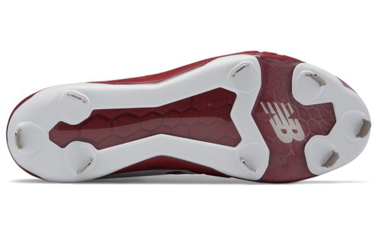 Shop New Balance 低筒 3000 v4 金屬 防滑耐磨訓練鞋 紅白色