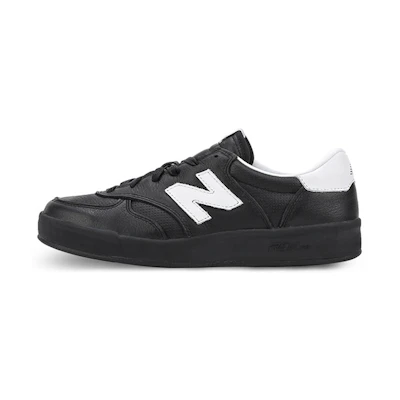 NB 300 Leather 'Black White'