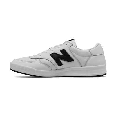 NB 300 Leather 'Black White'