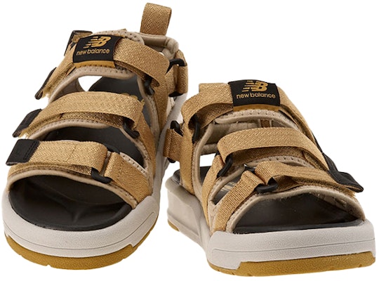 New Balance 3205 Lightweight Cozy Velcro Casual Brown Sandals 'Brown Beige White' SD3205YE2 Order New Balance 3205 Lightweight Cozy Velcro Casual Brown Sandals 'Brown Beige White' SD3205YE2