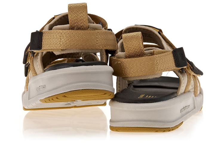 New Balance 3205 Lightweight Cozy Velcro Casual Brown Sandals Brown Beige White SD3205YE2 Nicesnk