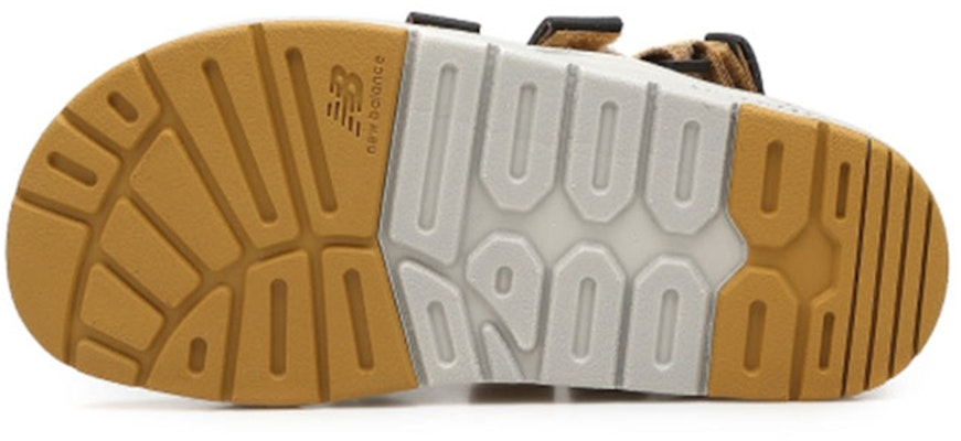 New Balance 3205 Lightweight Cozy Velcro Casual Brown Sandals 'Brown Beige White' SD3205YE2 Shop New Balance 3205 Lightweight Cozy Velcro Casual Brown Sandals 'Brown Beige White' SD3205YE2