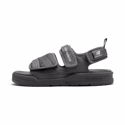 NB 3206 Series Velcro Open Toe Flat Heel Sports Dark Grey Sandals 'Dark Gray White'