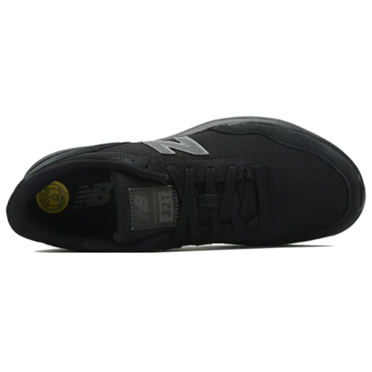 Order New Balance 321系列 低筒復古跑步鞋 男女同款 黑色