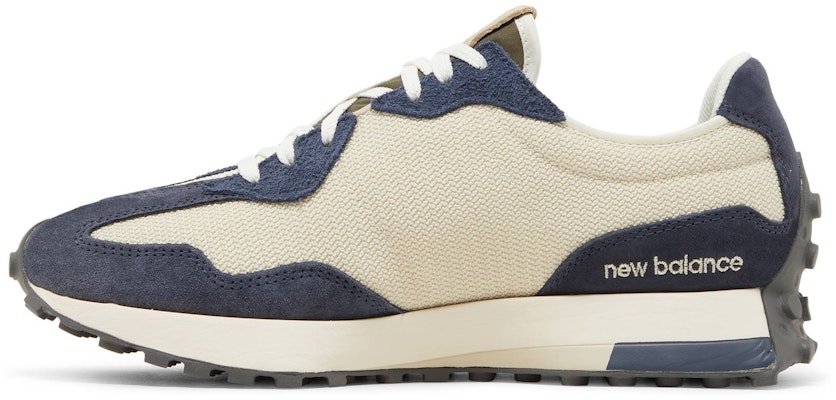 New Balance 327 'Beige Navy' Lelaki Wanita Kasut Sneaker MS327DT Lookbook New Balance 327 'Beige Navy' Lelaki Wanita Kasut Sneaker MS327DT