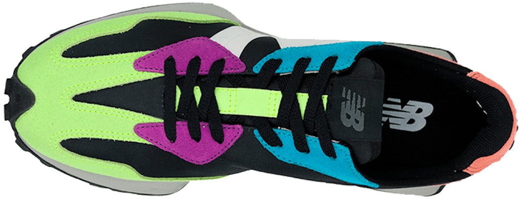 ニューバランス327 黒緑ピンク MS327ER Lookbook ニューバランス327 黒緑ピンク MS327ER