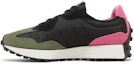 Lookbook New Balance 327 'Hitam Merah Jambu Hijau' MS327WR1