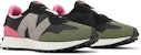 New Balance 327 'Hitam Merah Jambu Hijau' MS327WR1