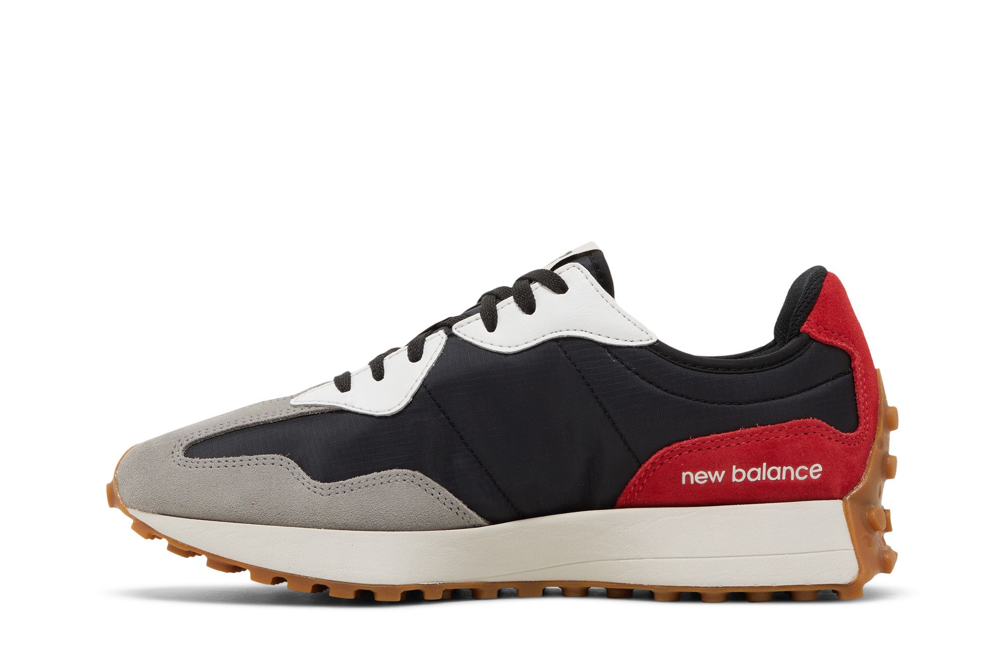 Lookbook New Balance 327 '黑色團隊紅' MS327CB
