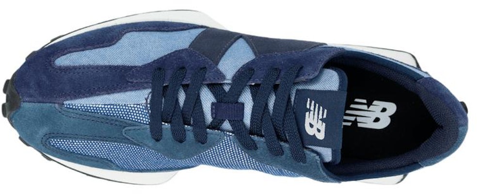 New Balance NB 327 復古 低幫 跑步鞋 男款 牛仔藍 Lookbook New Balance NB 327 復古 低幫 跑步鞋 男款 牛仔藍