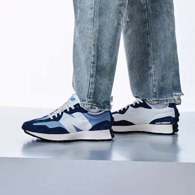 New Balance 327 'Blue White'