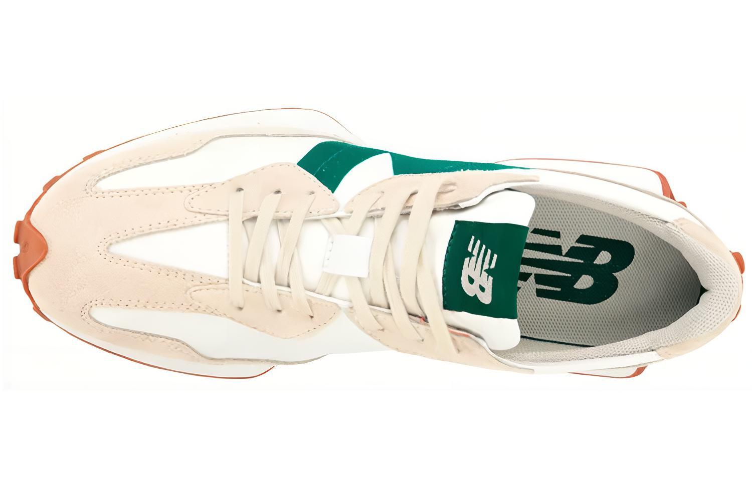 Lookbook ニューバランス327 クリームホワイト/グリーン MS327DG1