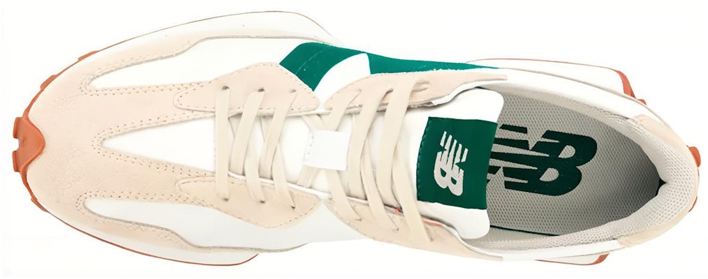 ニューバランス327 クリームホワイト/グリーン MS327DG1 Lookbook ニューバランス327 クリームホワイト/グリーン MS327DG1