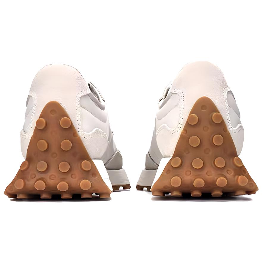 Shop ニューバランス327 クリームホワイト/グリーン MS327DG1