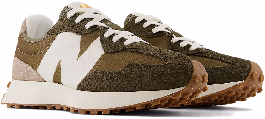 New Balance 327 'Dark Moss Gum' Lelaki Gelap Moss Gum MS327UG Lookbook New Balance 327 'Dark Moss Gum' Lelaki Gelap Moss Gum MS327UG