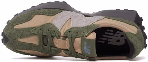 Shop New Balance NB 327 輕便耐磨 低幫 生活休閒鞋 男款 綠色