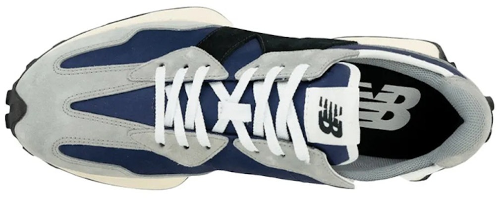 New Balance 327 'Gris Azul Negro' MS327DF1 Shop New Balance 327 'Gris Azul Negro' MS327DF1