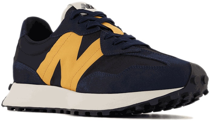 New Balance 327 Series Rendah Biru/'Kuning' MS327NH1 Lookbook New Balance 327 Series Rendah Biru/'Kuning' MS327NH1