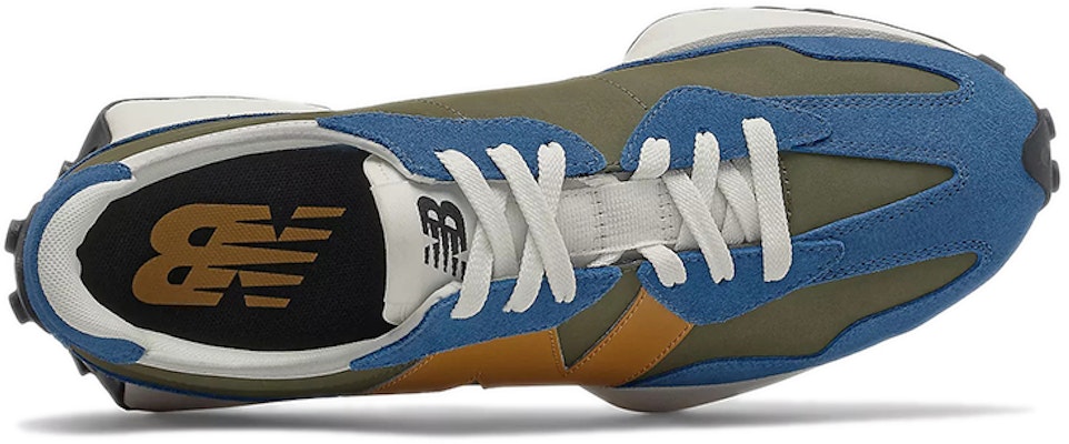 New Balance 327 'Oxygen Blue Olive' MS327LE1 Shop New Balance 327 'Oxygen Blue Olive' MS327LE1