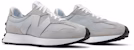 New Balance 327 'Rain Cloud Metallic Silver' dalam Perak Metalik. MS327MA1
