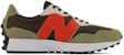 New Balance 327 'True Olive Vibrant Orange' MS327BE