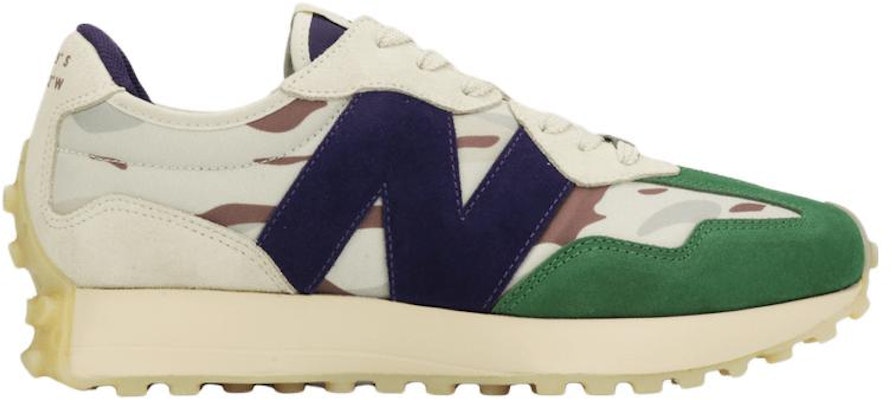 New Balance NB 327 復古 低筒 跑步鞋 男款 白綠色 Order New Balance NB 327 復古 低筒 跑步鞋 男款 白綠色