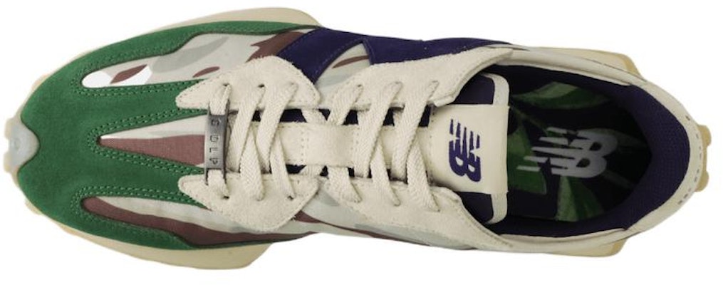 New Balance NB 327 復古 低筒 跑步鞋 男款 白綠色 Lookbook New Balance NB 327 復古 低筒 跑步鞋 男款 白綠色