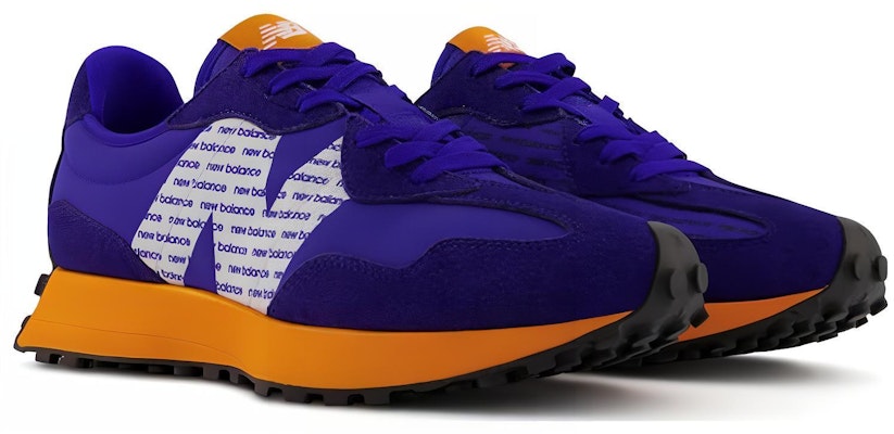 New Balance 327 Serie Casual Resistente al Desgaste 'Azul' MS327PZ Lookbook New Balance 327 Serie Casual Resistente al Desgaste 'Azul' MS327PZ