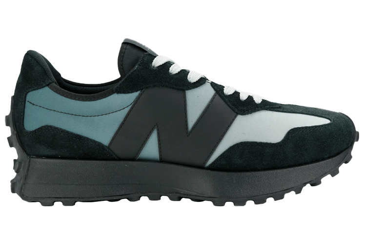 Order Sepatu Olahraga New Balance 327 Hitam/Biru MS327SBZ