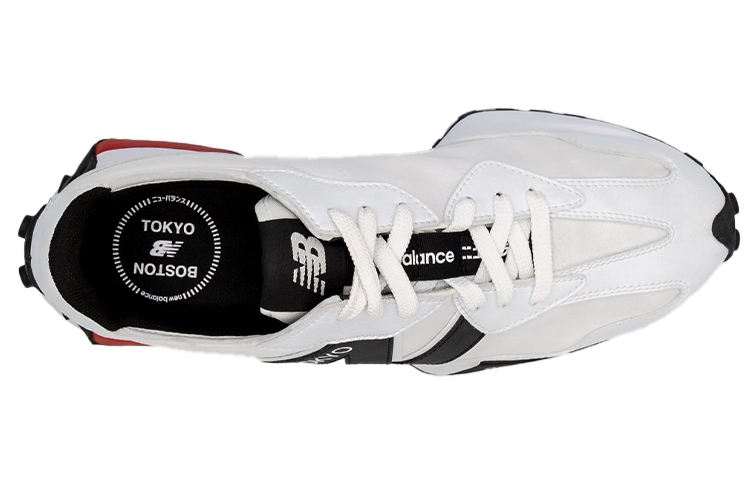 Lookbook 뉴발란스 327 트윈 시티 블랙/화이트 (New Balance 327 Twin City Black/White) MS327FTB