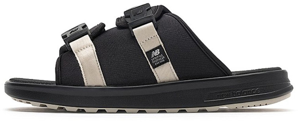 New Balance 330 Series Splicing Athleisure Casual Sports Unisex Black Slippers SDL330BM Buy New Balance 330 Series Splicing Athleisure Casual Sports Unisex Black Slippers SDL330BM