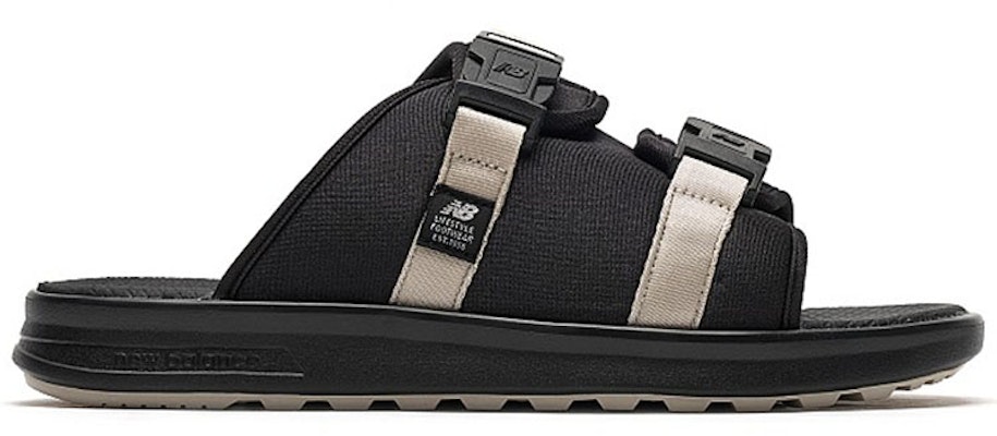 New Balance 330 Series Splicing Athleisure Casual Sports Unisex Black Slippers SDL330BM Order New Balance 330 Series Splicing Athleisure Casual Sports Unisex Black Slippers SDL330BM