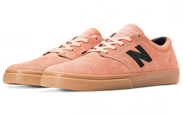Lookbook New Balance 345 耐磨防滑 復古低筒休閒板鞋 鮭魚粉