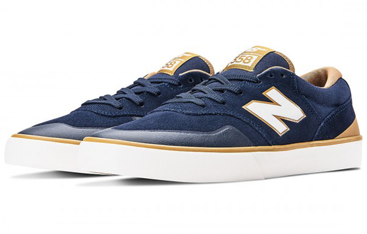 Lookbook New Balance 358 'Navy' Pria Wanita Olahraga Sneakers NM358PGN