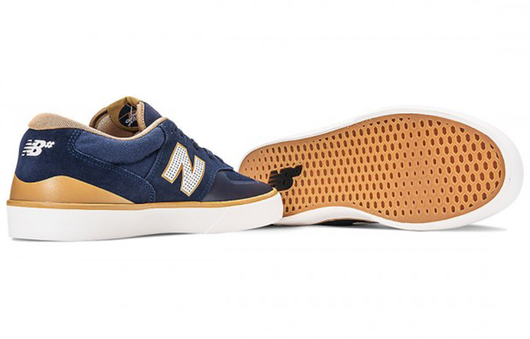 Shop New Balance 358 'Navy' Pria Wanita Olahraga Sneakers NM358PGN