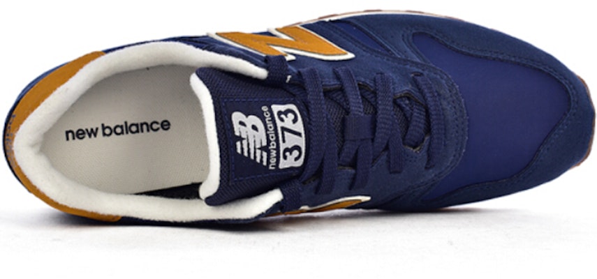 New Balance NB 373 低幫 跑步鞋 男女同款 藍黃色 D寬 Lookbook New Balance NB 373 低幫 跑步鞋 男女同款 藍黃色 D寬