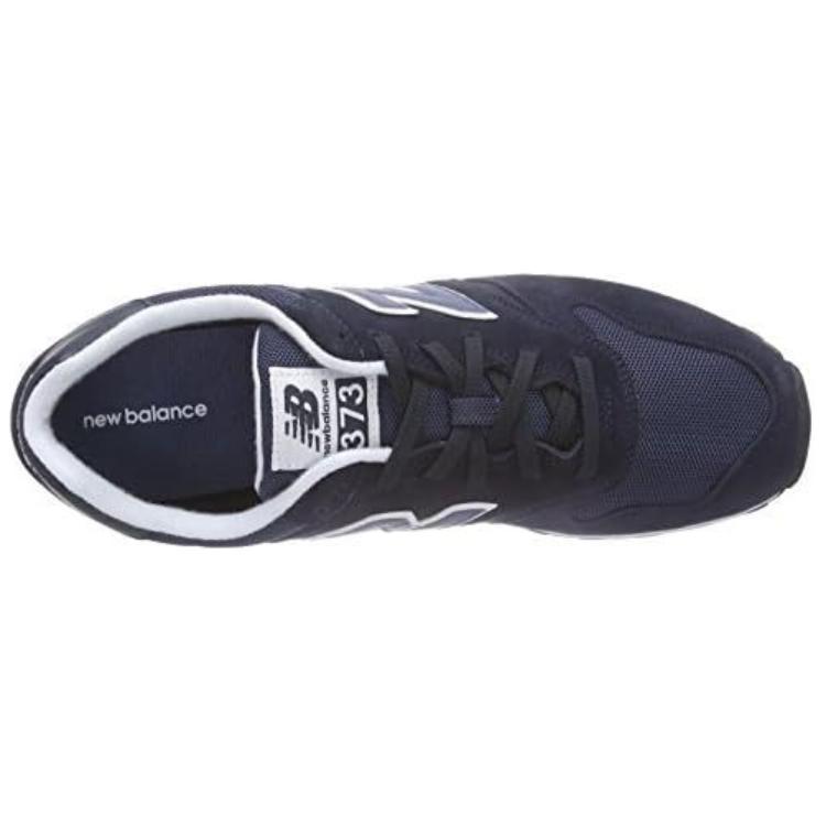 Shop New Balance 373系列 輕便透氣 舒適運動跑步鞋 藏藍色