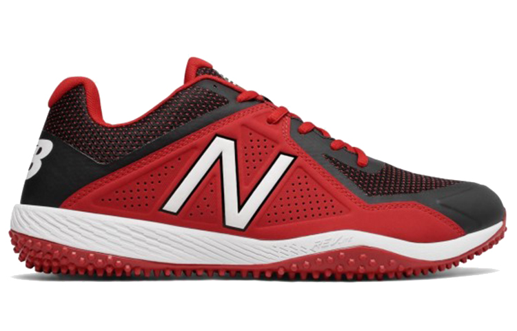 Order New Balance 低筒 4040 v4 Turf Baseball 透氣耐磨 實戰棒球鞋 紅黑色