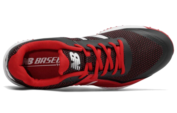 Lookbook New Balance 低筒 4040 v4 Turf Baseball 透氣耐磨 實戰棒球鞋 紅黑色